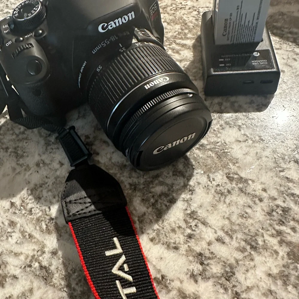 Canon EOS T3i DSLR Camera - Black